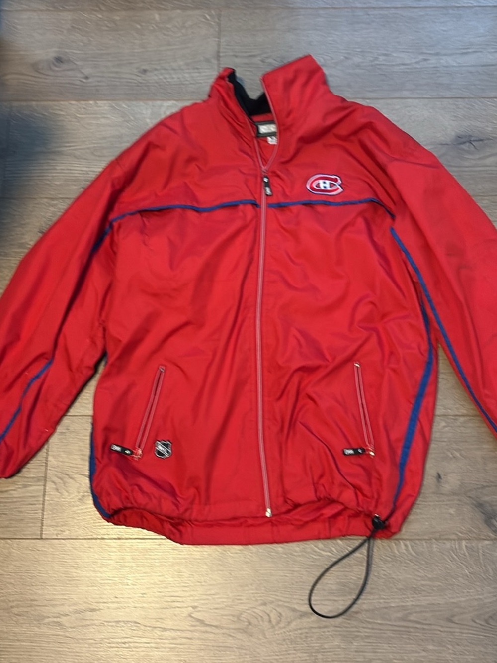 Montreal Canadiens Red Men's Zip-Front Jacket